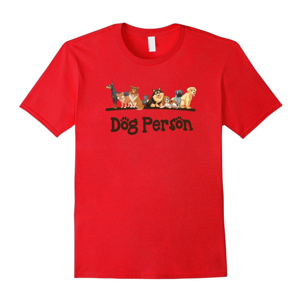 (L) Dog Lovers T-shirt, Dog Person, Puppy Lover by Zany Brainy-Father's Day