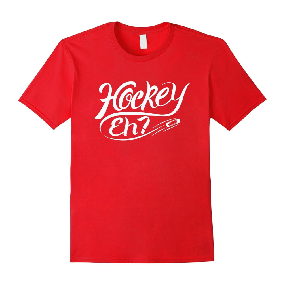 (S) Hockey Eh? Funny Hockey Lover T Shirt Canada-Father's Day