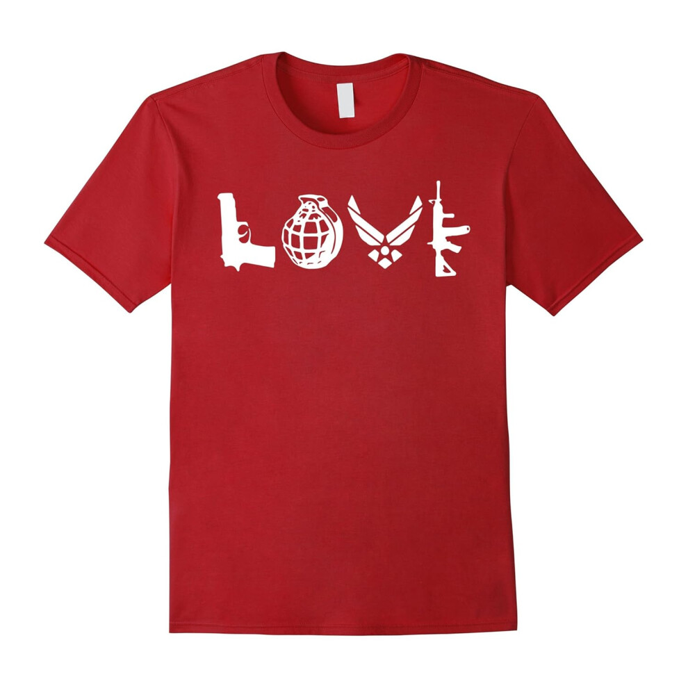 (M) Air force love Airman Shirt Premium-Father's Day