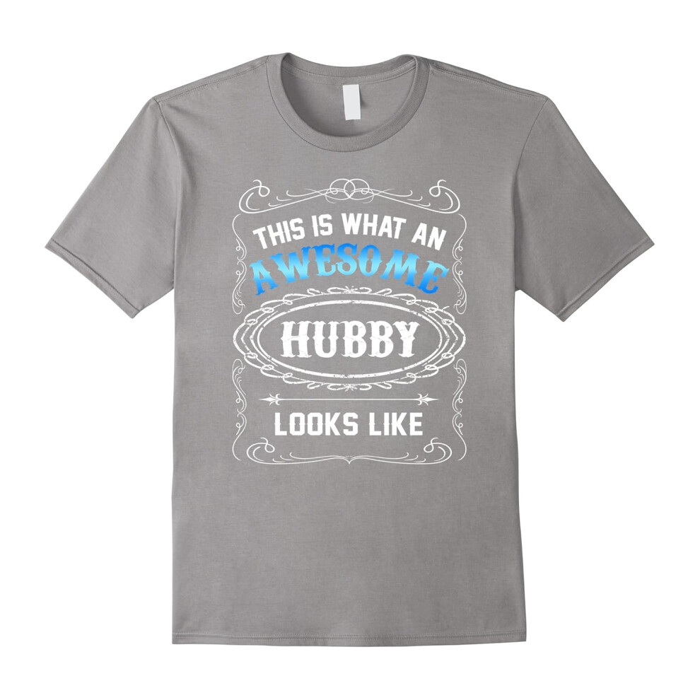 (XXXL) Men's Valentines day gifts for wife from hubby amazing hubby tee-Father's Day