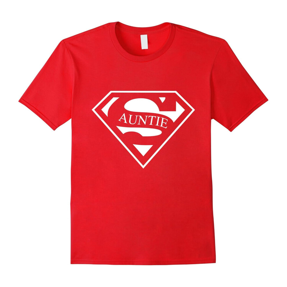 (L) Super Auntie T-Shirt â Aunt Gifts â Funny Nice-Father's Day