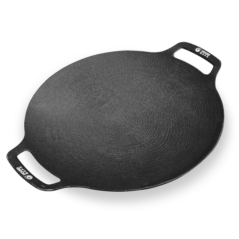 (33cm) Cast Iron Griddle Pans, Grill Pan with Handles