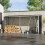 XLarge Outdoor Storage Shed Toolshed Yard Garden Log Store Galvanized Anthracite 2