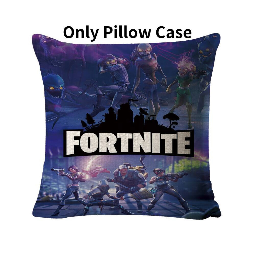 (Style C) Pillow Fortnite Case Cover Christmas Halloween Pattern Living Room Decoration