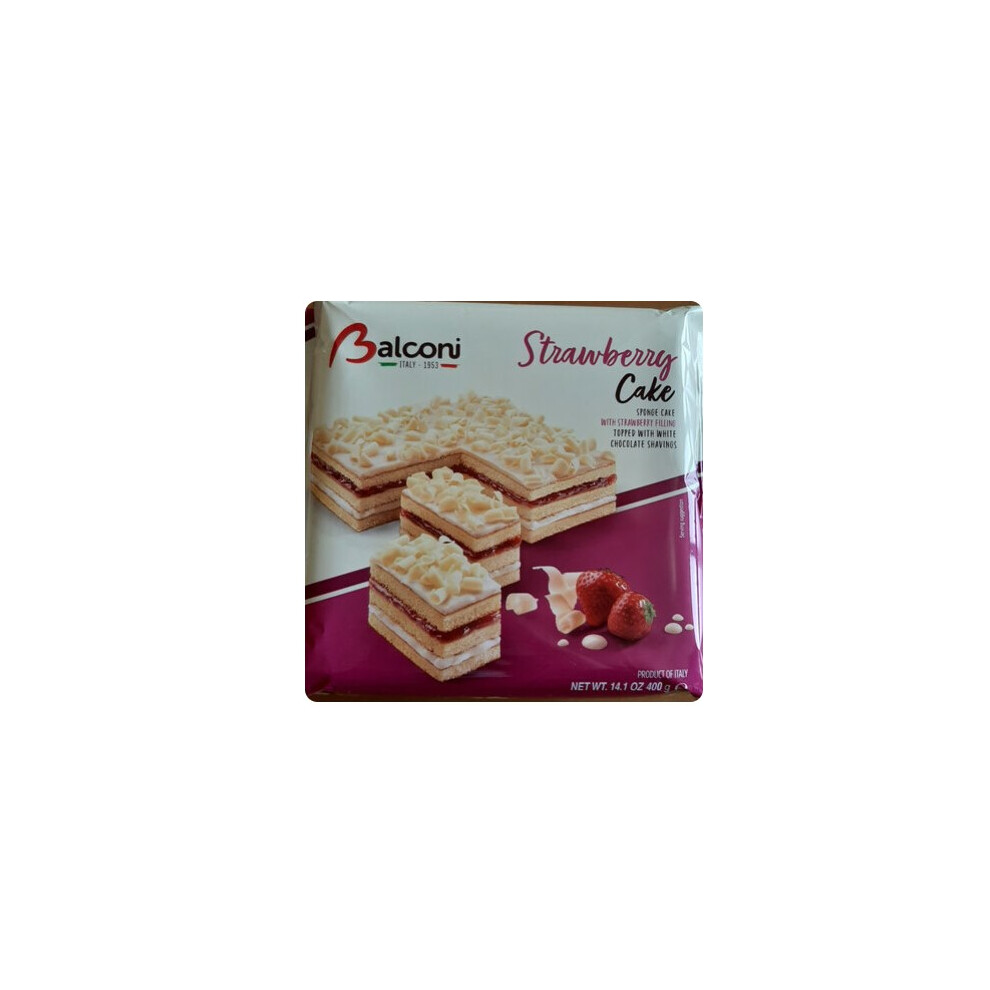 (Pack Of 6) Strawberry cake - Balcony - 400g