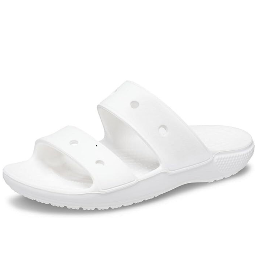 (US M6W8) Crocs Classic Sandals Slippers Summer Slides Flip Flops Thongs - White