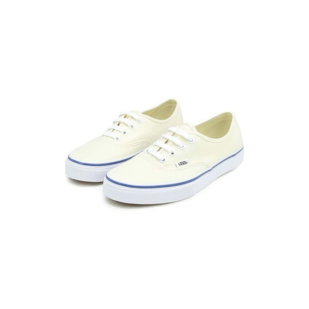 (US 6) Vans Authentic Canvas Shoes Classic Skateboard Sneakers Casual - Off-White/White