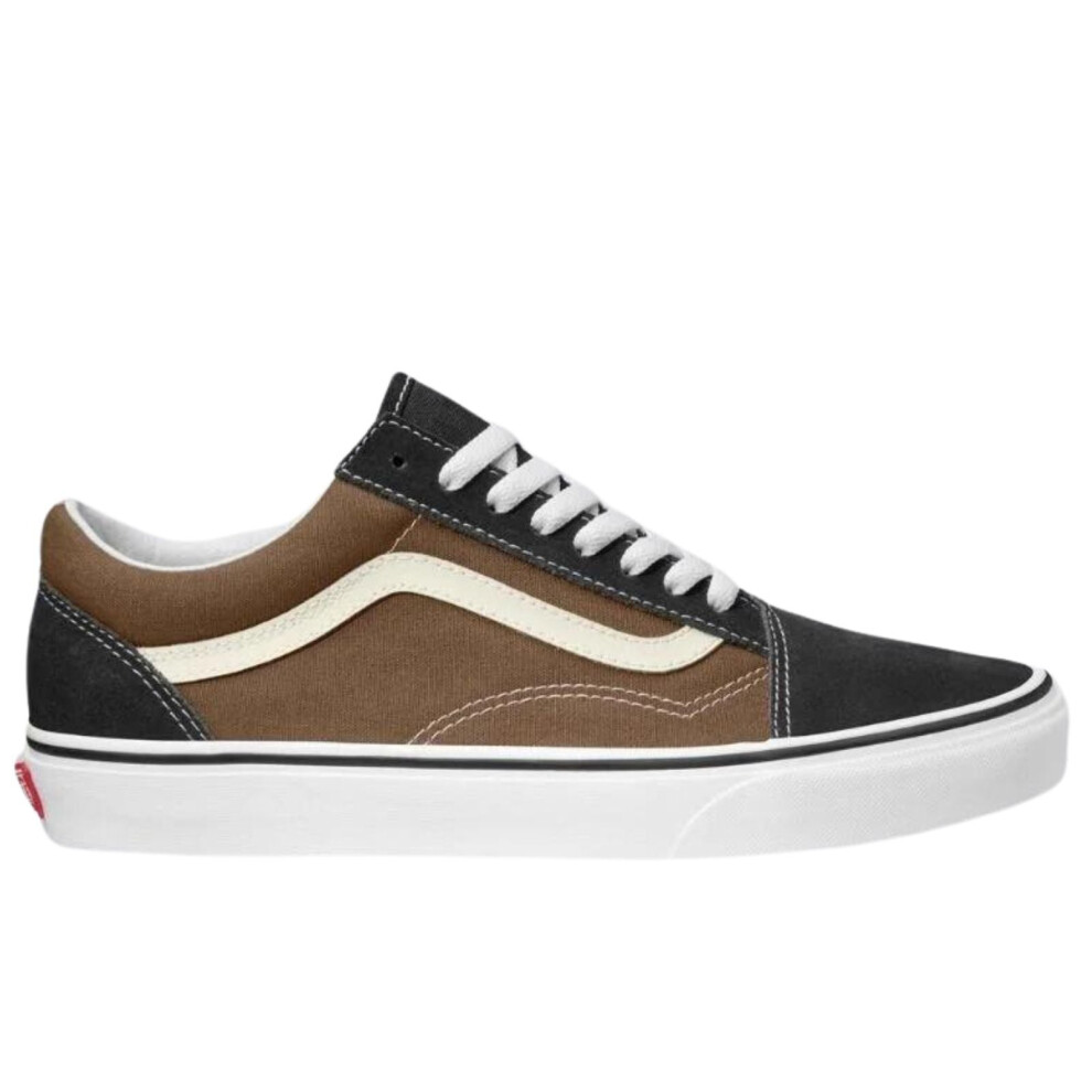 (US 7) Vans Old Skool Canvas Suede Pop Mens Casual Shoes Sneakers in Brown/Multi