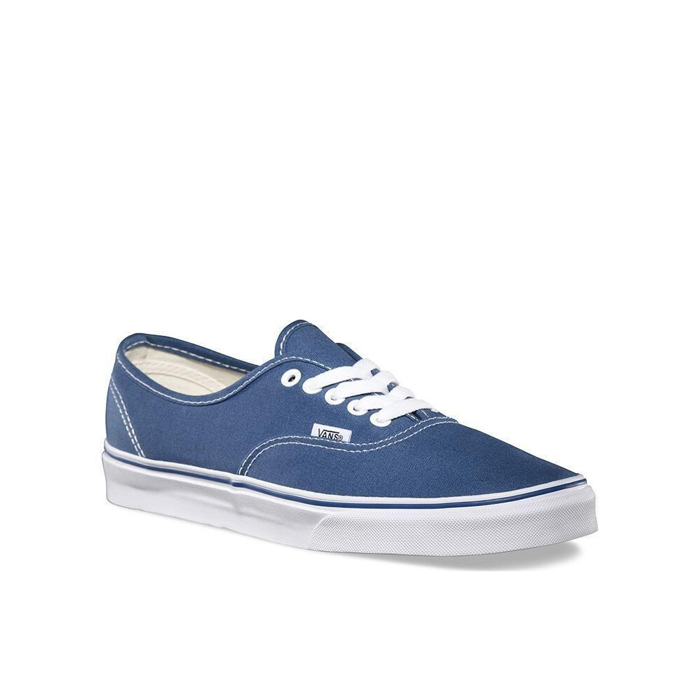 (US 12) Vans Authentic Canvas Shoes Sneakers Denim Skateboard Sneakers Casual - Navy