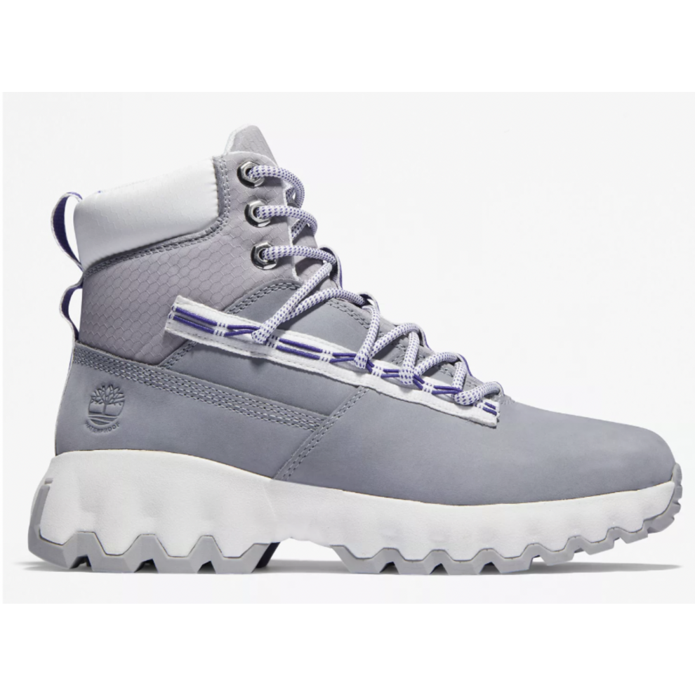 (US 7) Timberland Womens Edge Waterproof Hiking Boot - Medium Grey Nubuck