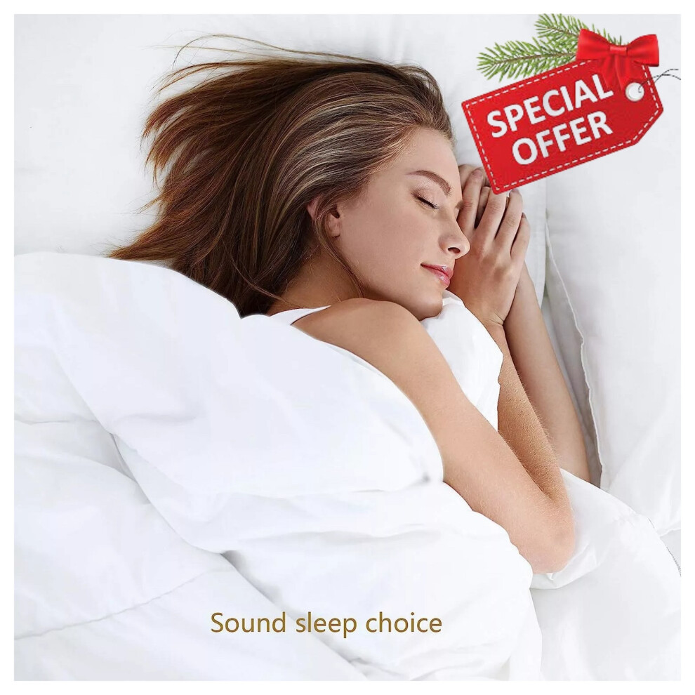 Imperial Rooms (Super King) All Season Duvet Single Double King 10.5 Tog Quilt White