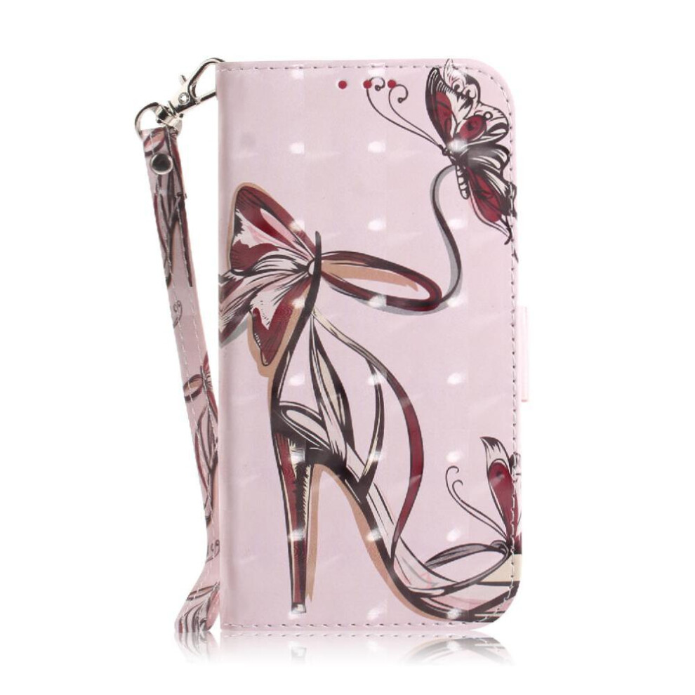 (C6) 3D Painted Protective Case For Google Pixel 8A Wallet Lanyard Pu Leather Magnetic Closure Card Slots 764762815912