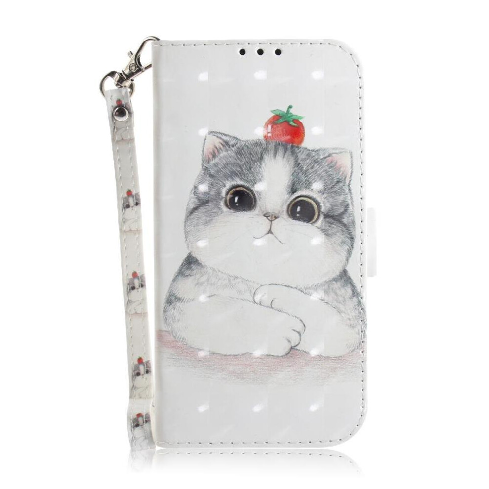 (C10) 3D Painted Protective Case For Google Pixel 8A Wallet Lanyard Pu Leather Magnetic Closure Card Slots 764762815950