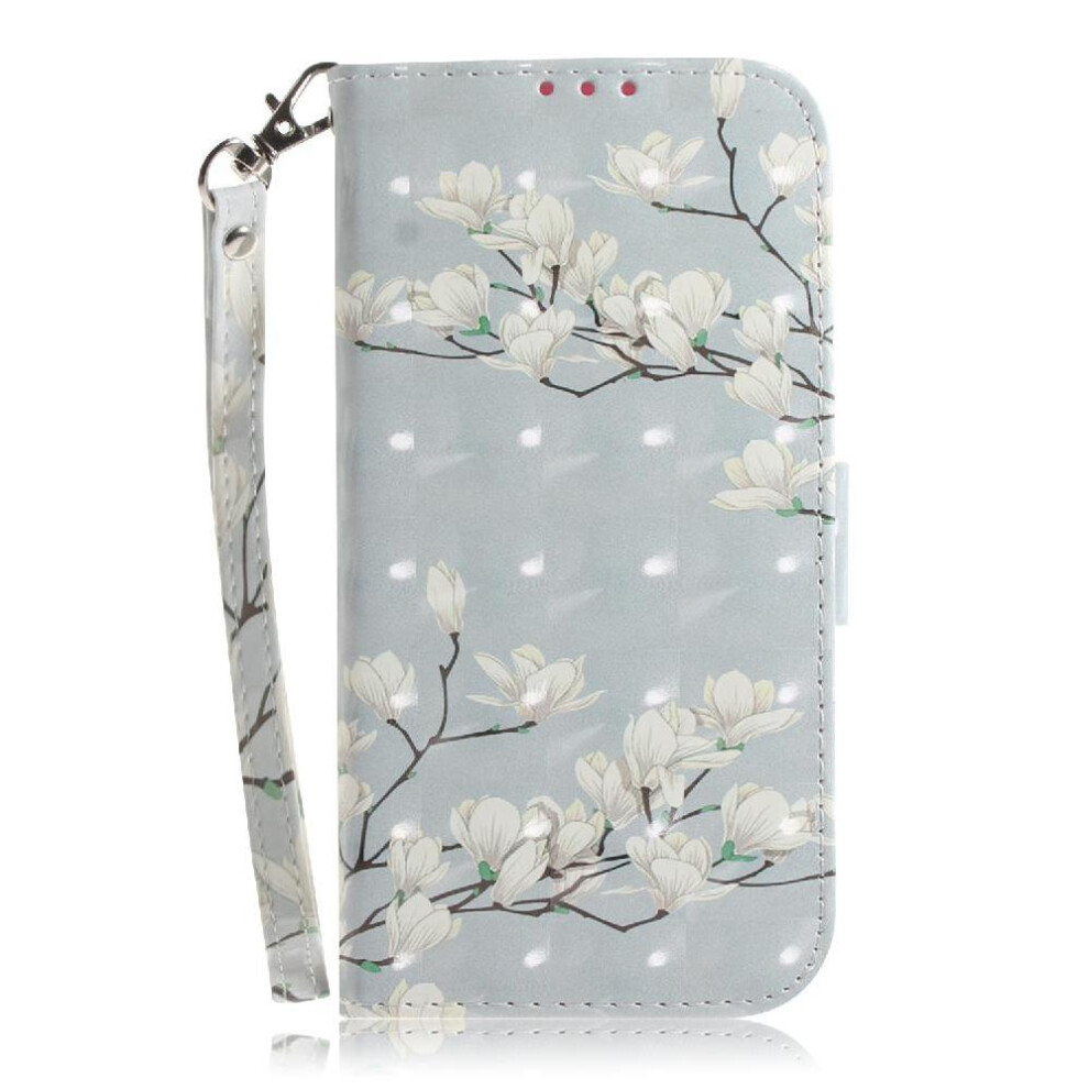 (C8 ) 3D Painted Protective Case For Google Pixel 8A Wallet Lanyard Pu Leather Magnetic Closure Card Slots 764762815936