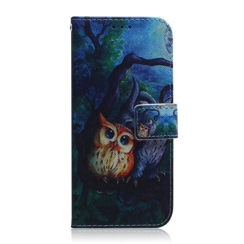 (C2) Flip Case For Samsung Galaxy S24 Ultra Pu Leather Card Slots Wallet Magnetic Closure Painted 764762817695