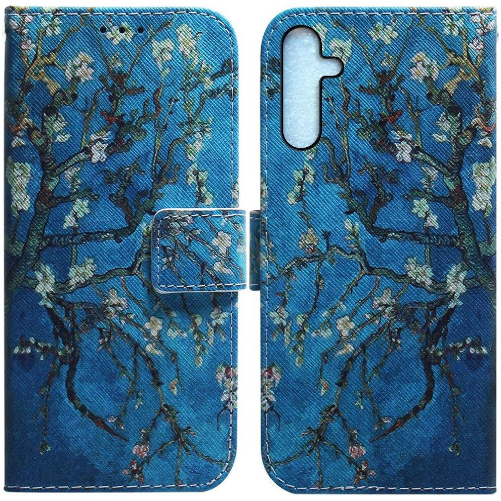 (Ohter) Flip Case For Samsung Galaxy A25 5G Painted Magnetic Closure Card Slots Pu Leather Wallet 764762818227