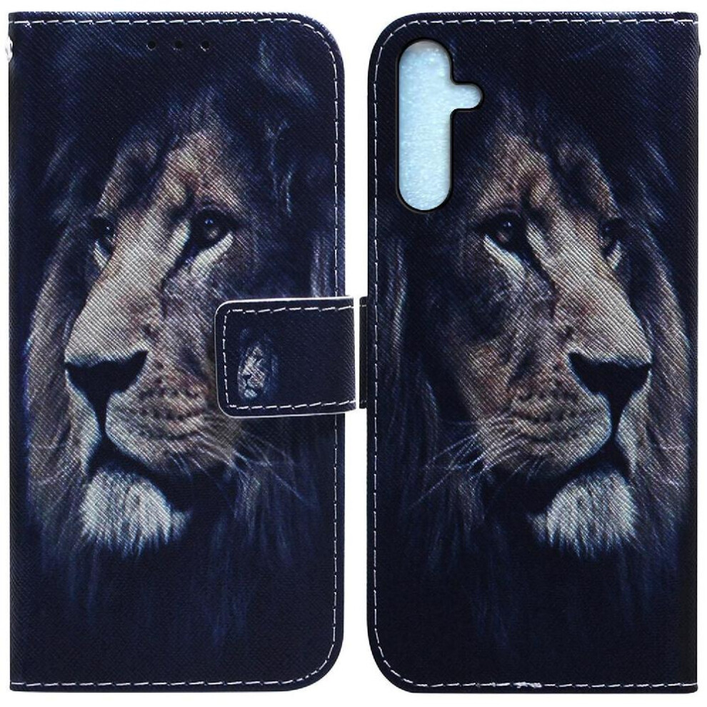 (C6) Flip Case For Samsung Galaxy A25 5G Painted Magnetic Closure Card Slots Pu Leather Wallet 764762818241