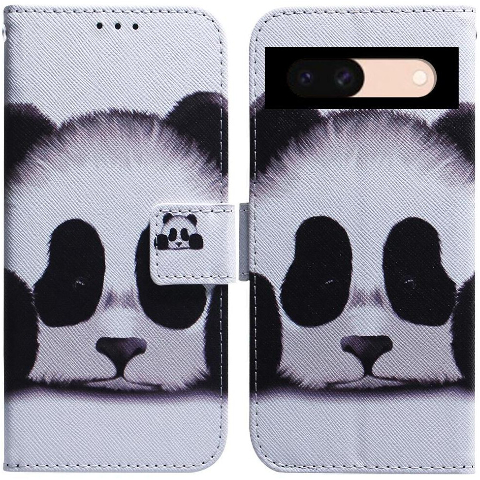 (C8 ) Flip Case For Google Pixel 8A Painted Card Slots Magnetic Closure Pu Leather Wallet 764762818531