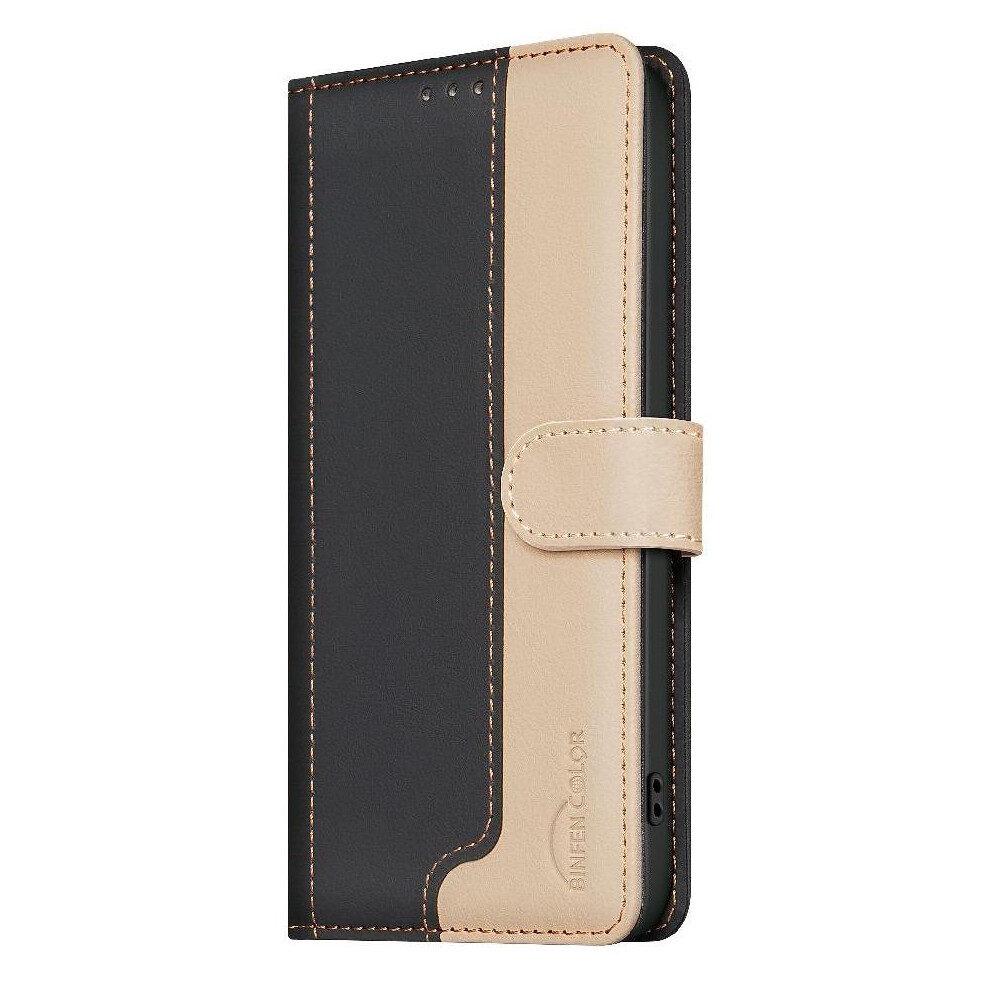 (Black) Flip Case For Samsung Galaxy A55 5G Shockproof Tpu Inner Shell Card Slots Holder Flip Folio Kickstand Rfid Blocking Black 764762819972