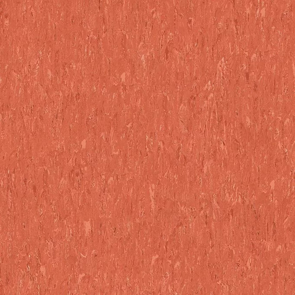 (Brushed Ochre 8000, 2M(6'6") X 2M(6'6")-4Mâ²) Heavy-Duty Tile Effect Commercial Vinyl Flooring 9504189631617
