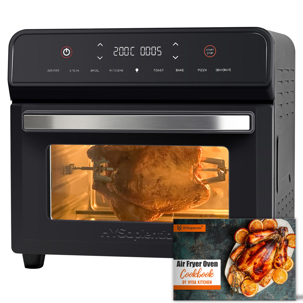 HYSapientia 24L 8-in-1 Digital Air Fryer Oven Wtih Rotisserie