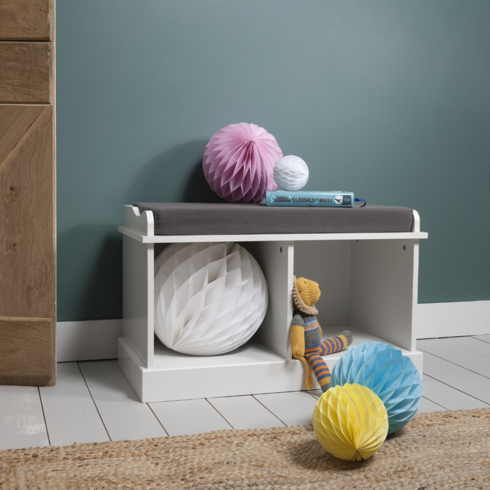 (Stockholm Storage Bench in Classic White) Stockholm Storage Bench