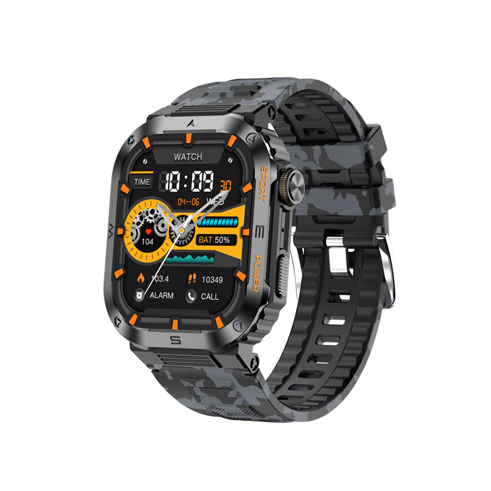Chronus Smartwatch With Bluetooth Calling, Notification Push, Sports Tracking, Blood Pressure, And Blood Oxygen Monitoring For Outdoor 6976918024459