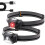 2 Pack Rechargeable Red LED Headlamp Motion Sensor Headlight for Adults,Running,Forehead,Hiking(Black) 1