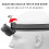 2 Pack Rechargeable Red LED Headlamp Motion Sensor Headlight for Adults,Running,Forehead,Hiking(Black) 5