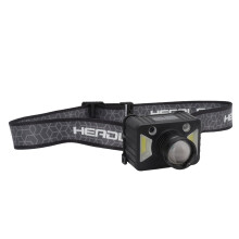 LED Headlamp USB Charging Small Lightweight Induction Headlamp for Outdoor Camping Hiking Travel(Black)