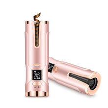 Chronus Upgraded Automatic Curling Iron, Cordless Auto Hair Curler with 6 Temps & Timers, Rechargeable & Portable Rotating Curling Wand Styling Tool,