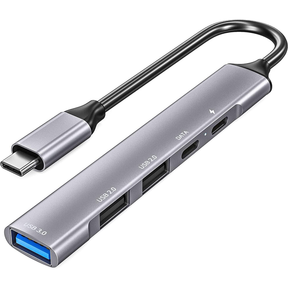 Photos - Card Reader / USB Hub Chronus USB 3.0 Hub , USB C Hub, USB C to USB 3.0 Hub Adapter with USB C PowerData Ports, USB C xtender Docking Stat(5 in 1)