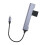 Chronus 6 in 1 Type C Memory Card Reader USB C to MSM2/USB Card Reader Data Transfer & for Mobiles Tablets Laptops(Gray) 7
