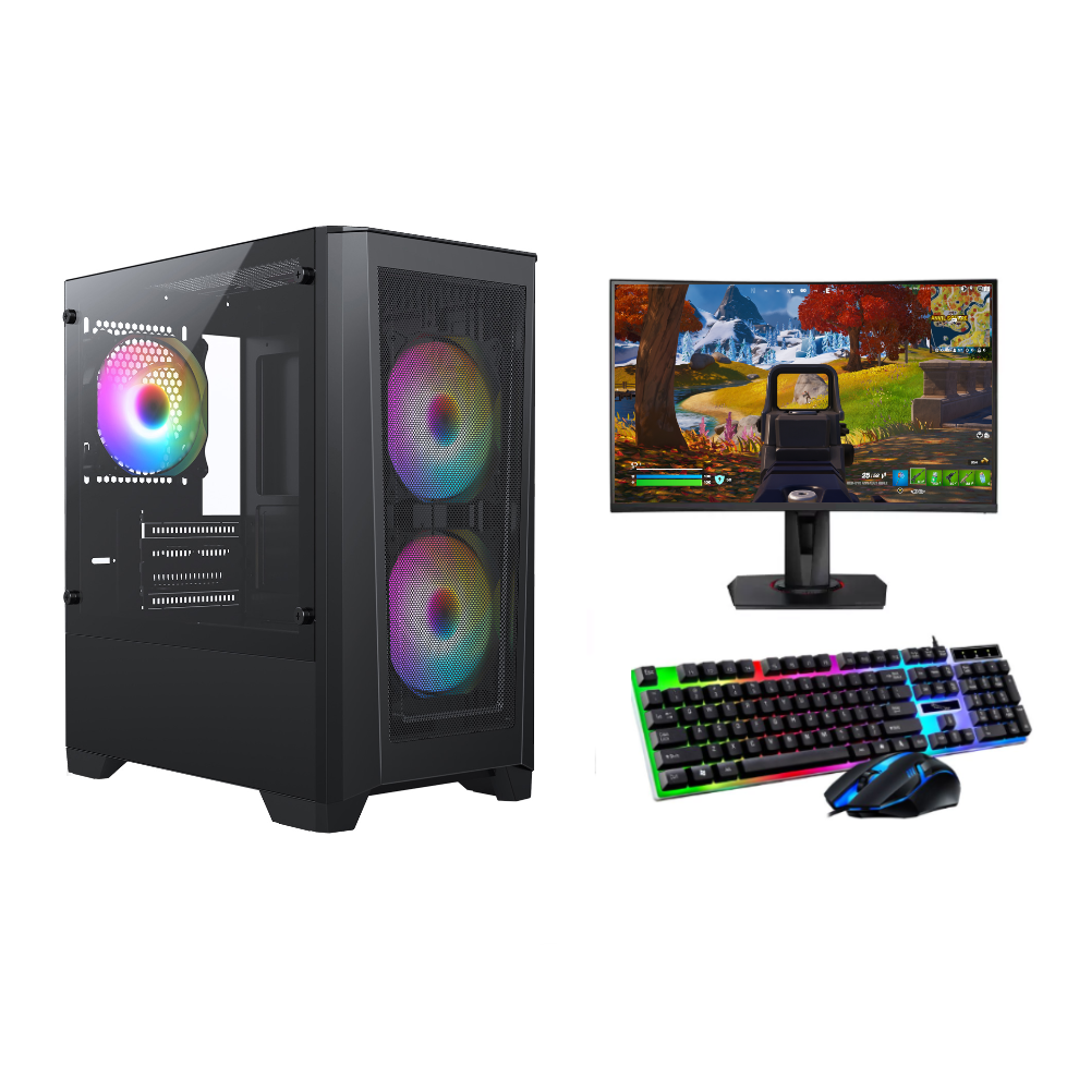 Fcs Fast Gaming Pc Bundle - Core I5-4570 8Gb Ram 1Tb Gt730 2Gb 19'' Monitor 5060908882370