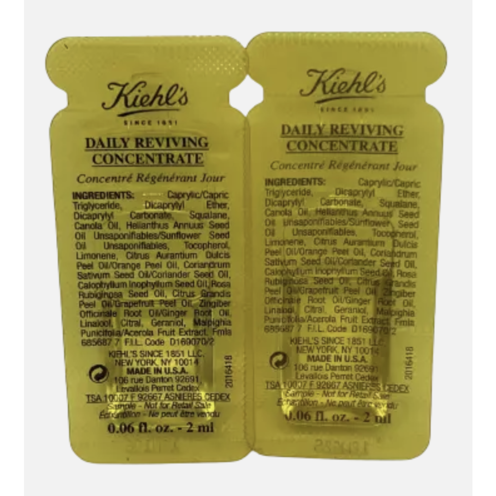 Kiehl's Daily Reviving Concentrate Sample 2ml x 2