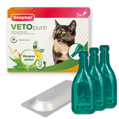 Beaphar Beaphar Cat Flea Drops - 12 Week Protection