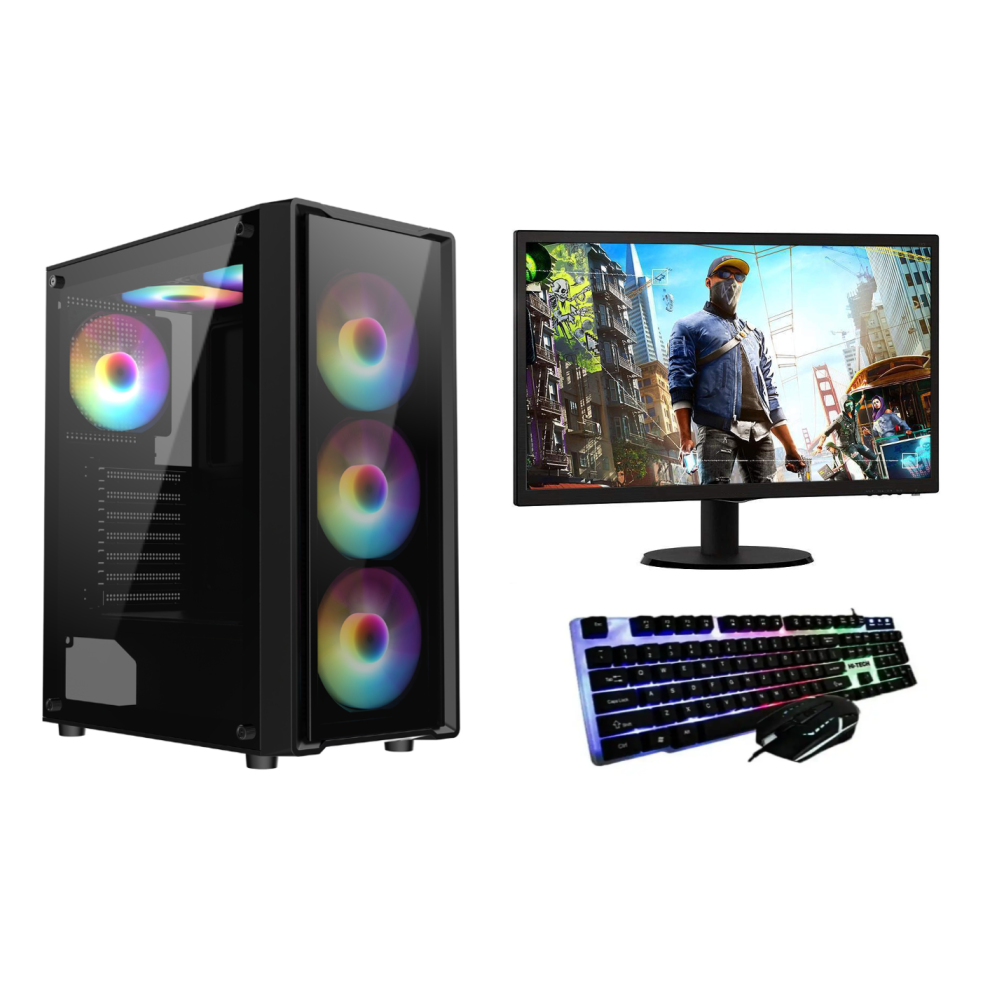 FCS Fast Gaming PC Bundle - Core i5-4570 8GB RAM 1TB GT730 2GB 19'' Monitor-image-OPC-PBC7FYS-NEW