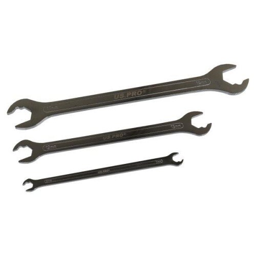 us pro US PRO Tools 7pc Ultra Thin Ratcheting Action Open ended Spanner Set 6-19mm 7546 2