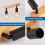 Modern Ceiling Light Indoor Led Spotlights 2 Rotatable and Tiltable Ceiling Spotlights E27 - Without Bulbs, Black 3