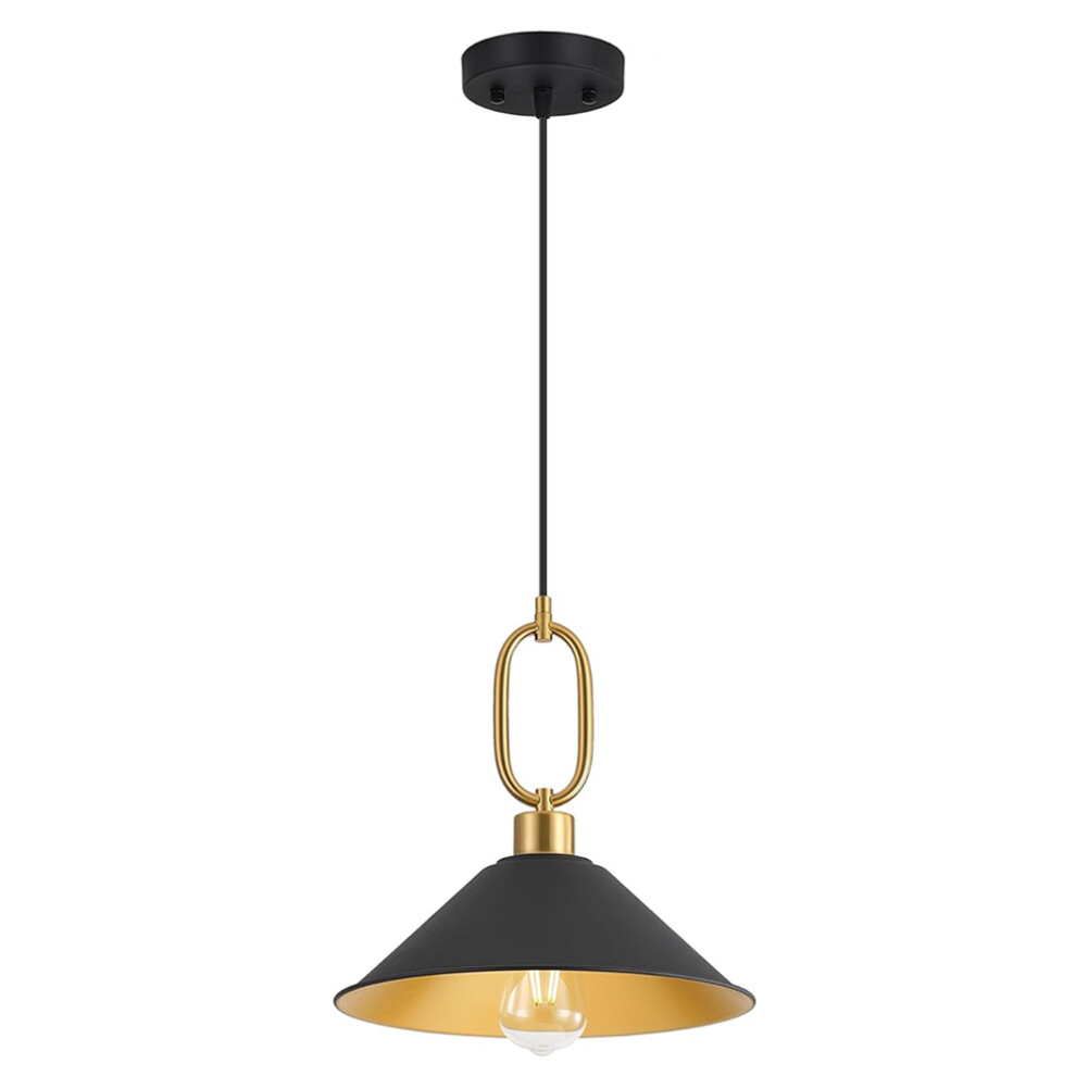 30cm Indoor Metal Chandelier Pendant Light Modern Black Retro Ceiling Light for Kitchen Bedroom Dining Room-image-OPC-PFGK5CK-NEW
