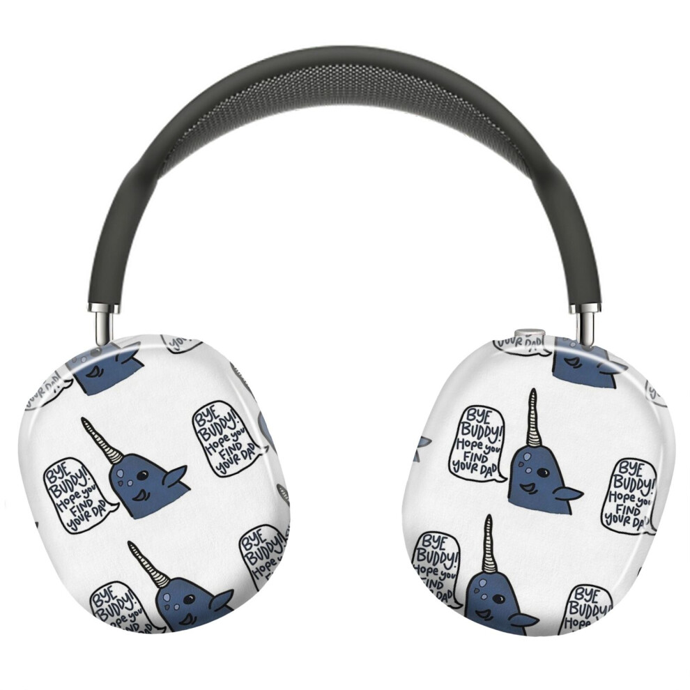 (Mr Narwhal_7670) Protective Cover For Airpods Max Headphones Aesthetic Print Snap On Cases 8841579094296