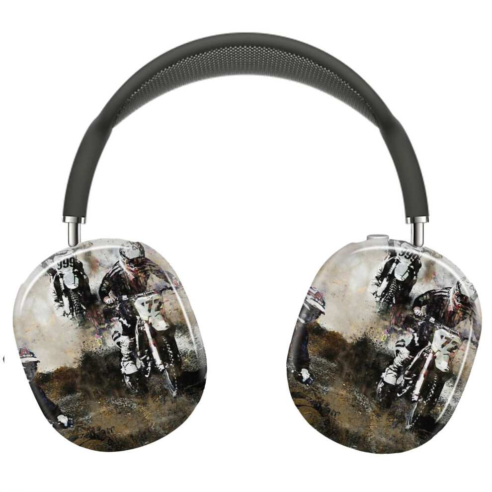 (Motocross Dirt Bikers_6784) Protective Cover for AirPods Max Headphones Aesthetic Print Snap On Cases-image-OPC-PFGK8Y5-NEW