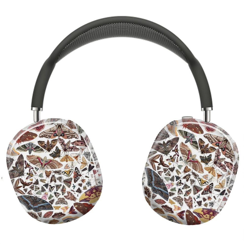 (Moths Of North America Pattern_11692) Protective Cover For Airpods Max Headphones Aesthetic Print Snap On Cases 8841579094661