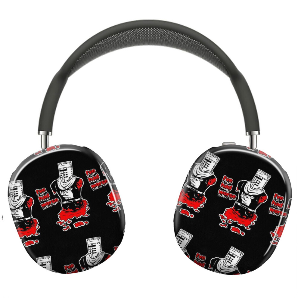 (Monty Python Knight_7698) Protective Cover For Airpods Max Headphones Aesthetic Print Snap On Cases Black 8841579095118