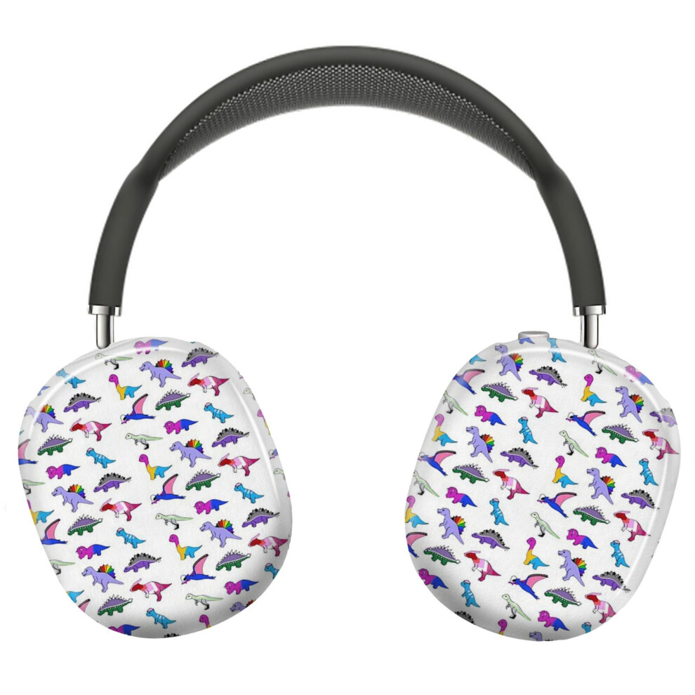 (Pride Dinosaurs_5789) Protective Cover For Airpods Max Headphones Aesthetic Print Snap On Cases 8841579095484