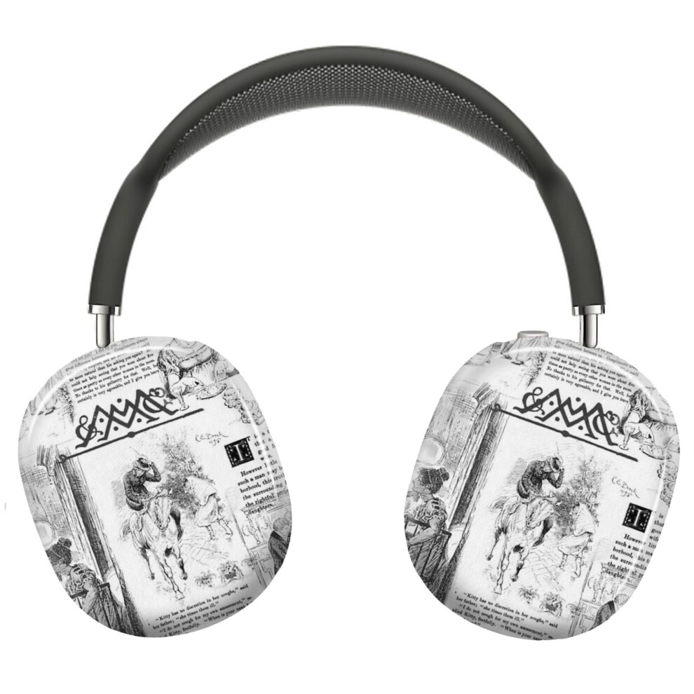 (Pride And Prejudice - Pages_22383) Protective Cover For Airpods Max Headphones Aesthetic Print Snap On Cases 8841579095514