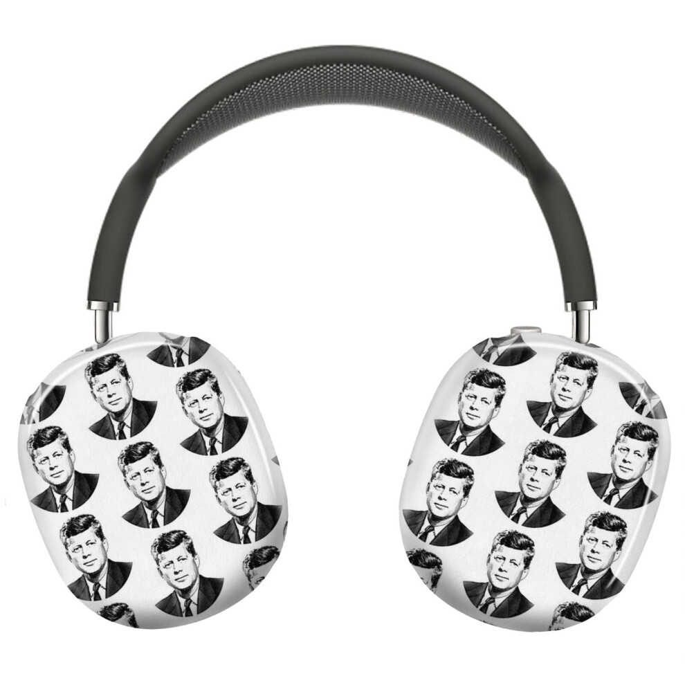 (President John F. Kennedy Graphic_5271) Protective Cover For Airpods Max Headphones Aesthetic Print Snap On Cases 8841579095743