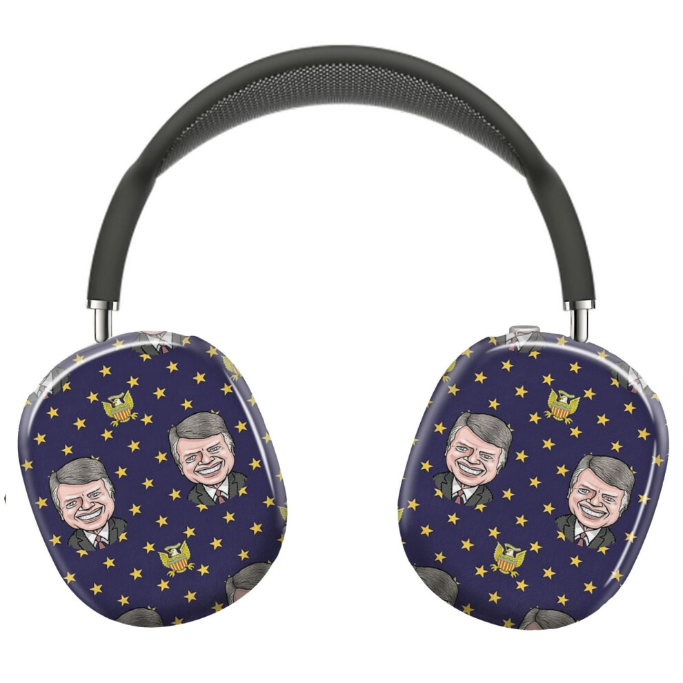 (President Jimmy Carter_4140) Protective Cover For Airpods Max Headphones Aesthetic Print Snap On Cases 8841579095767