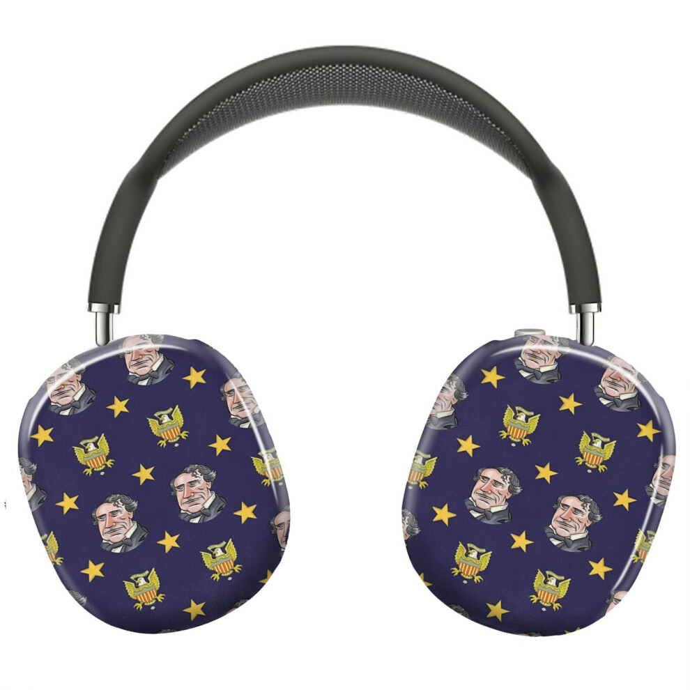 (President Franklin Pierce_9961) Protective Cover For Airpods Max Headphones Aesthetic Print Snap On Cases 8841579095835