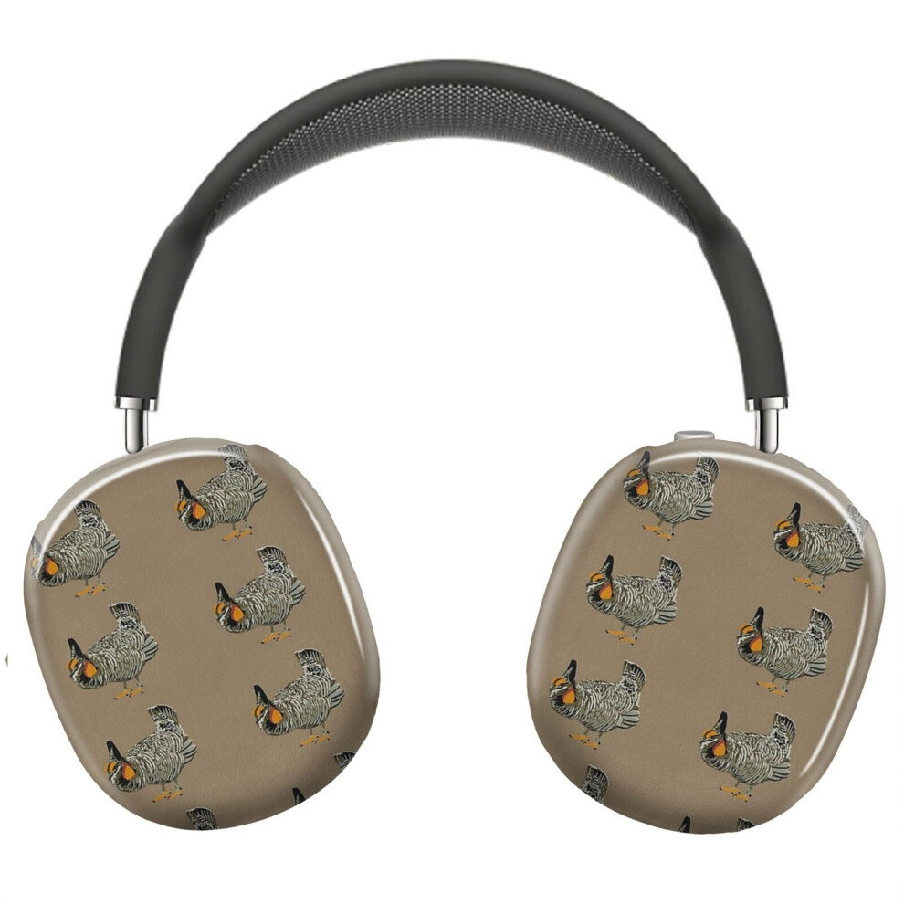 (Prairie Chicken Portrait_14406) Protective Cover For Airpods Max Headphones Aesthetic Print Snap On Cases 8841579095958